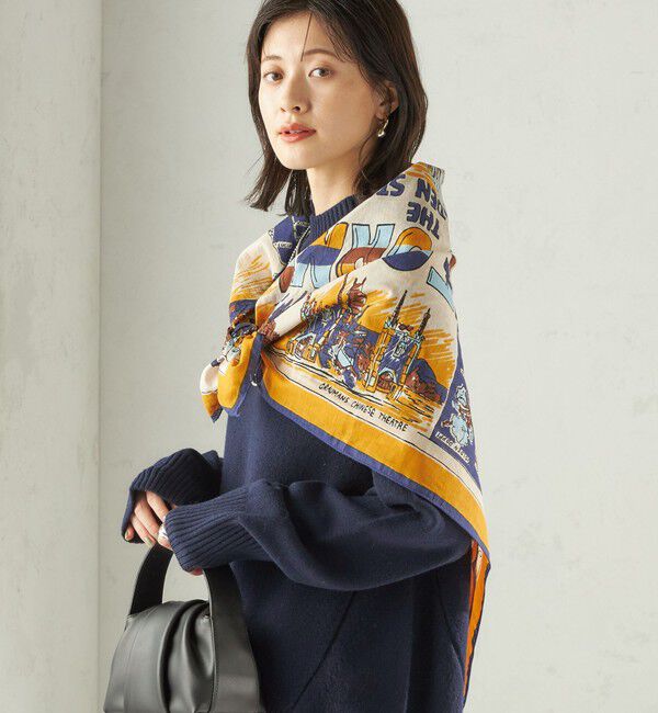 SHIPS for women「BINDU: スカーフ 100&times;100」|バンダナ・スカーフ|