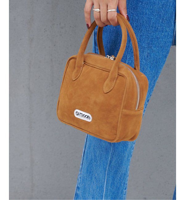 OUTDOOR PRODUCTS Usual Things「2WAY CUBE BAG Suede Look」|ショルダー・メッセンジャー|