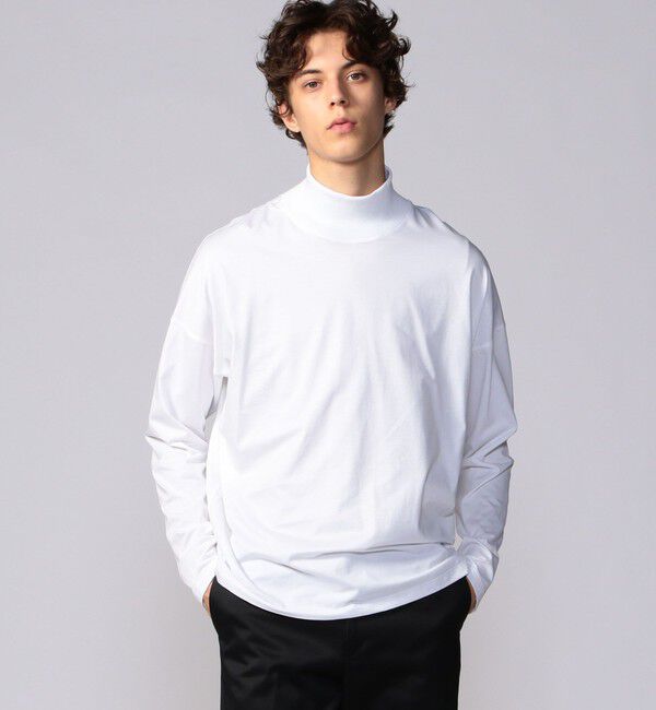 CABaN「CABaN コットン モックネックロングスリーブプルオーバー」|Tシャツ・カットソー|