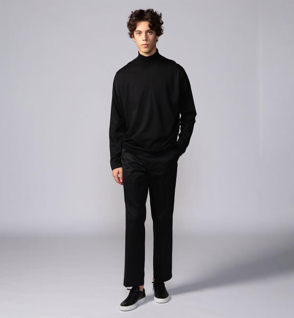 CABaN「CABaN コットン モックネックロングスリーブプルオーバー」|Tシャツ・カットソー|