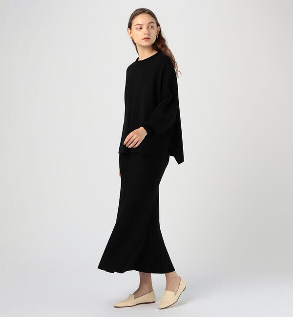 Ballsey「バウンススムース マーメイドロングスカート」|フレア|