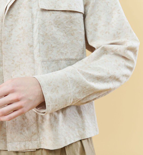 GALERIE VIE「ボタニカルジャカード ショートジャケット」|その他|