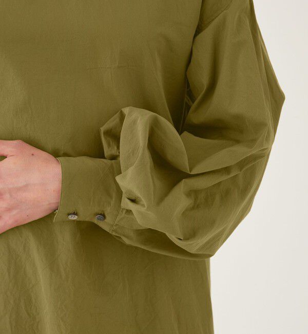 GALERIE VIE「コットンシルクウェザー クルーネックワンピース」|ワンピース|