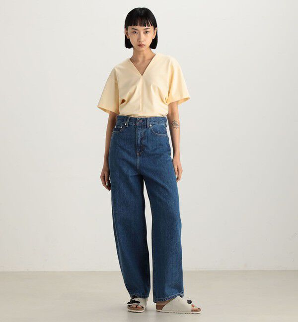 Edition「VネックフラットTシャツ」|Tシャツ・カットソー|