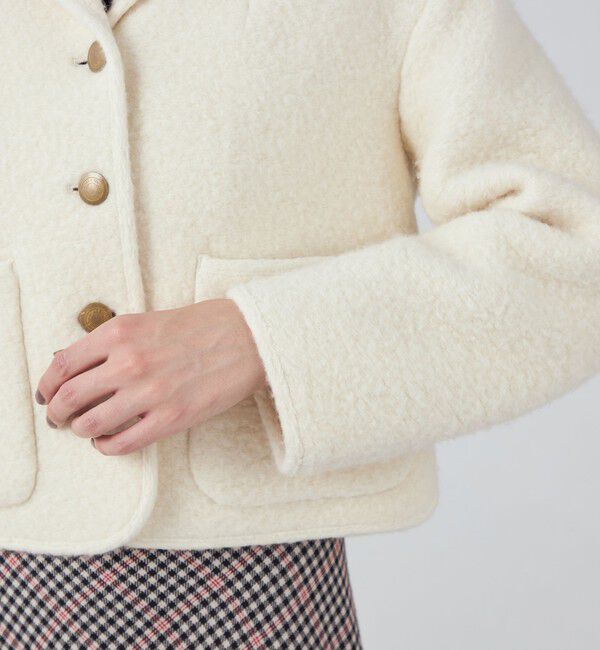 TOMORROWLAND collection「シープニット ショールカラージャケット」|その他|