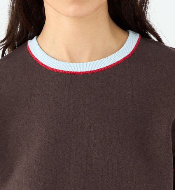 MACPHEE「ドライコットン フレンチスリーブプルオーバー」|ニット・セーター|