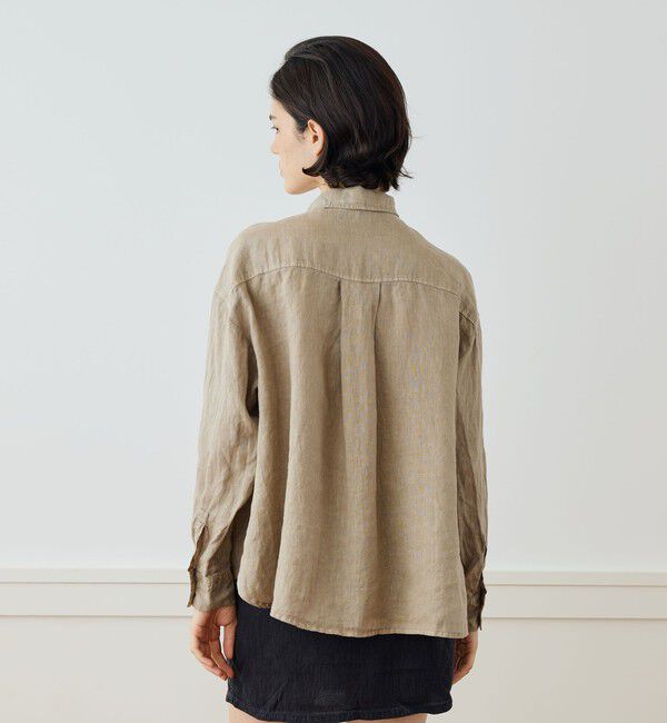 JAMES PERSE「ライトウェイトリネン オーバーサイズドシャツ WKO3970」|シャツ・ブラウス|