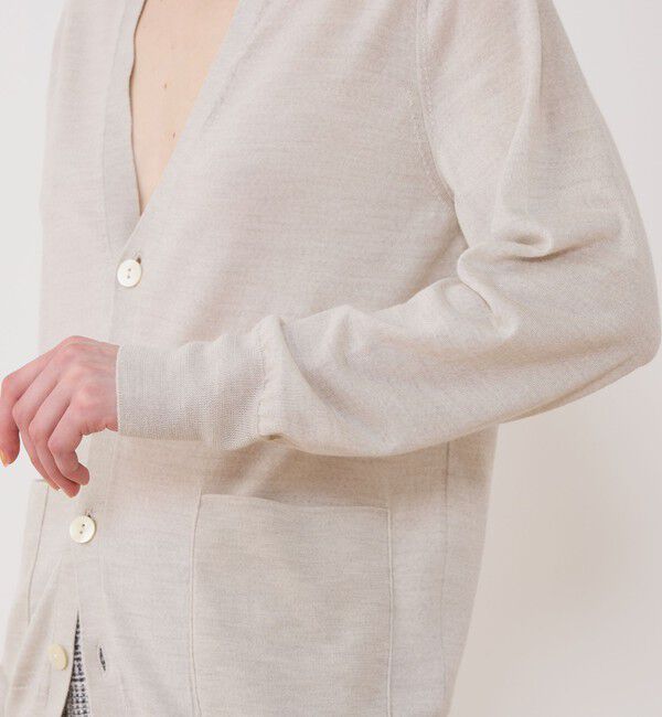 GALERIE VIE「プレーンウール Vネックカーディガン」|カーディガン|