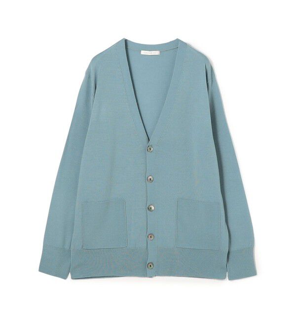 GALERIE VIE「プレーンウール Vネックカーディガン」|カーディガン|63 ライトブルー