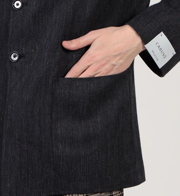 TOMORROWLAND BUYING WEAR「【別注】CARUSO リネンウール フォレスティエールジャケット」|ブルゾン・スタジャン|