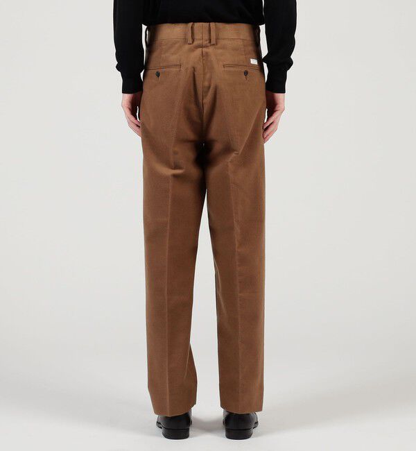 TOMORROWLAND MENS「コットンシルクモールスキン 1プリーツ テーパードパンツ」|その他|