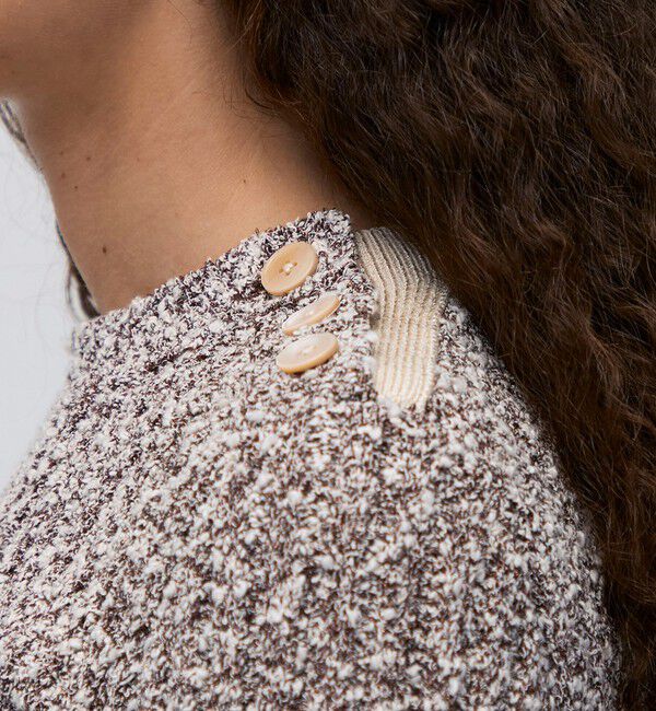 BACCA「ファンシーヤーン セーラーニットプルオーバー」|ニット・セーター|