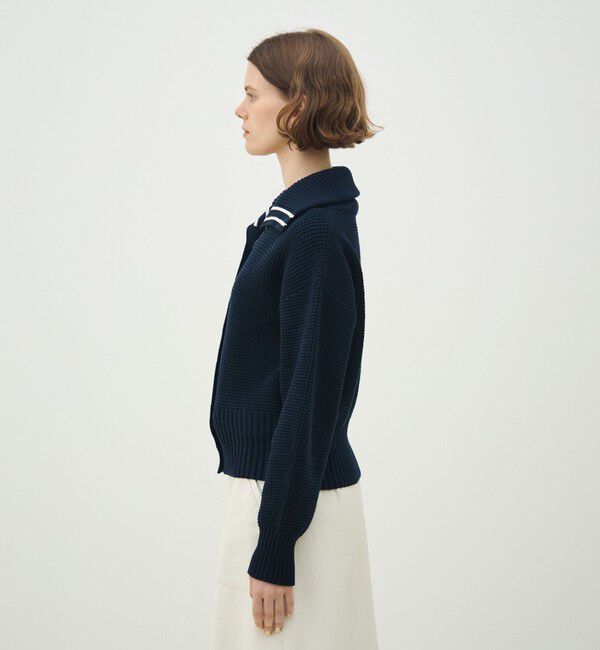 MACPHEE「ハイブリットコットン コンパクトブルゾン」|カーディガン|