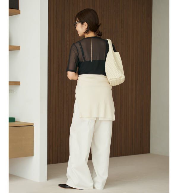 Plage「sheer mesh TEE」|Tシャツ・カットソー|