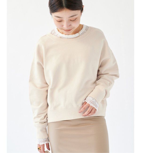 IENA「《追加》ピグメントスウェットプルオーバー」|スウェット・ジャージ|