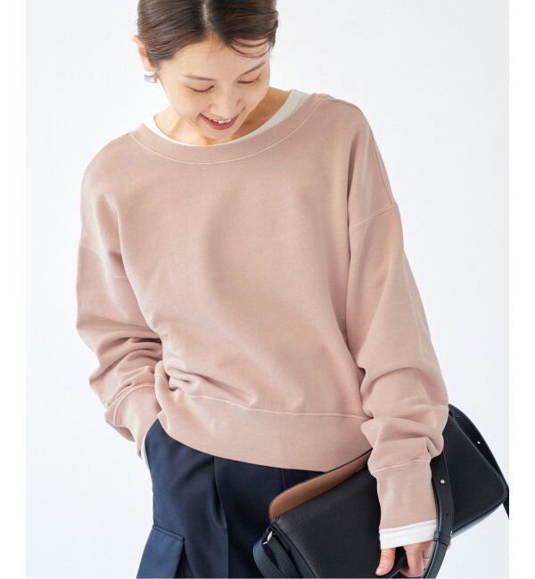 IENA「《追加》ピグメントスウェットプルオーバー」|スウェット・ジャージ|