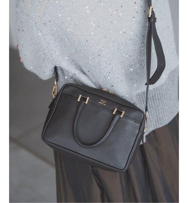 IENA「《追加5》Manuel MILANO/マニュエルミラノ 別注 レザーバッグ MIDI」|ハンドバッグ|