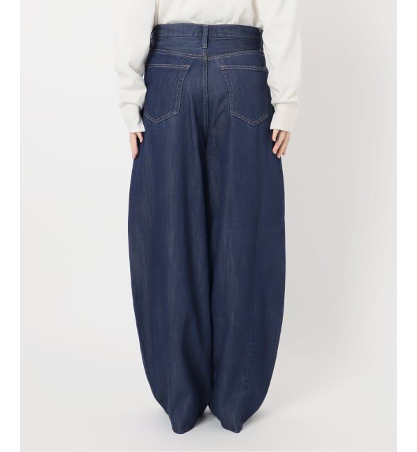 4サイズ展開》LE DENIM PEG カーブワイドデニム（SLOBE IENA）｜ルミネ