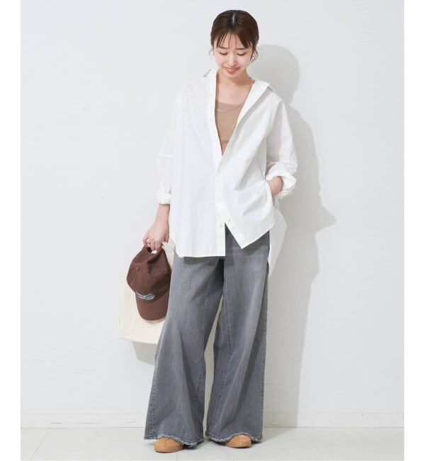 SLOBE IENA「《追加》オーバーサイズシャツ」|シャツ・ブラウス|