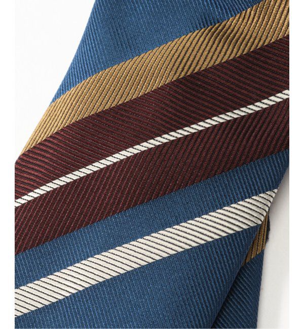 EDIFICE「FRANCO BASSI(フランコ バッシ) レップツイルストライプタイ U24ID06-L」|ネクタイ・蝶ネクタイ|
