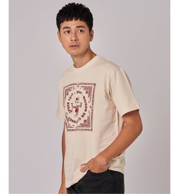 EDIFICE「GIFT SHOP (ギフトショップ) 別注 Savy T shirt Bandana」|Tシャツ・カットソー|
