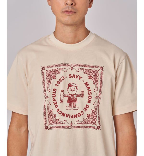 EDIFICE「GIFT SHOP (ギフトショップ) 別注 Savy T shirt Bandana」|Tシャツ・カットソー|