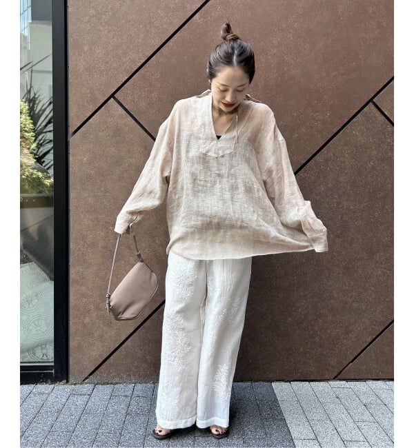 JOURNAL STANDARD「《追加2》リネンメッシュシャツ」|シャツ・ブラウス|