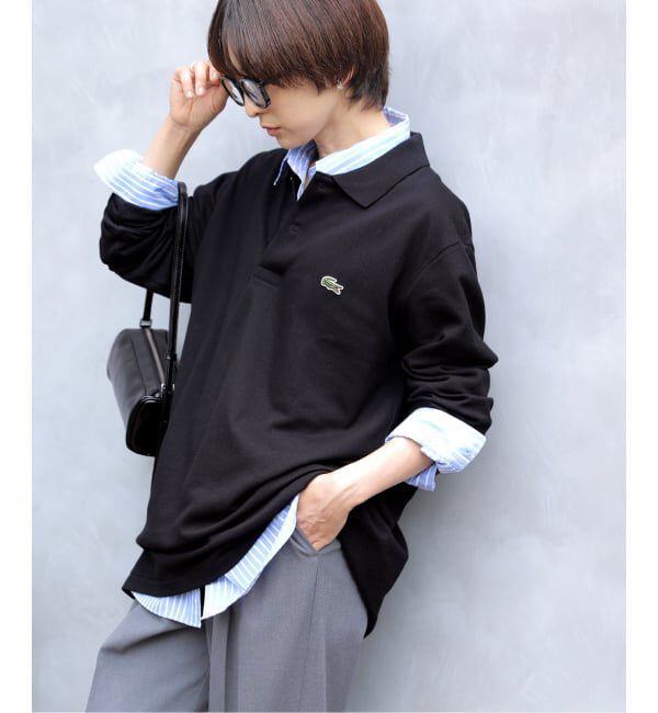 JOURNAL STANDARD relume「【LACOSTE/ラコステ】ポロシャツ」|ポロシャツ|ブラック