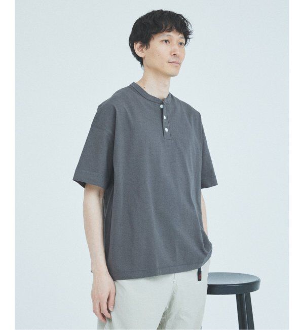 JOURNAL STANDARD「Healthknit / ヘルスニット 別注 ヘンリー ネック Tシャツ」|Tシャツ・カットソー|