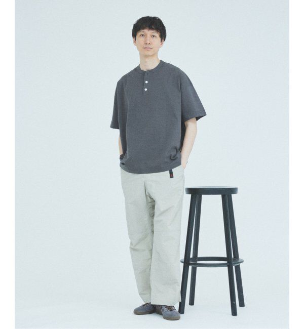 JOURNAL STANDARD「Healthknit / ヘルスニット 別注 ヘンリー ネック Tシャツ」|Tシャツ・カットソー|