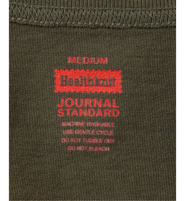 JOURNAL STANDARD「Healthknit / ヘルスニット 別注 ヘンリー ネック Tシャツ」|Tシャツ・カットソー|