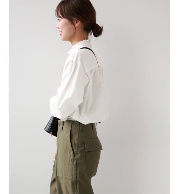 JOURNAL STANDARD relume「《WEB限定追加予約》コットンブロードフリルブラウス」|シャツ・ブラウス|