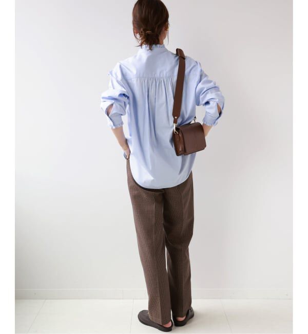 JOURNAL STANDARD relume「《WEB限定追加予約》コットンブロードフリルブラウス」|シャツ・ブラウス|