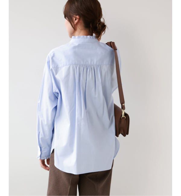JOURNAL STANDARD relume「《WEB限定追加予約》コットンブロードフリルブラウス」|シャツ・ブラウス|