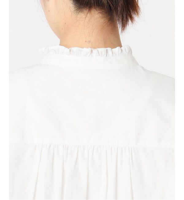 JOURNAL STANDARD relume「《WEB限定追加予約》コットンブロードフリルブラウス」|シャツ・ブラウス|