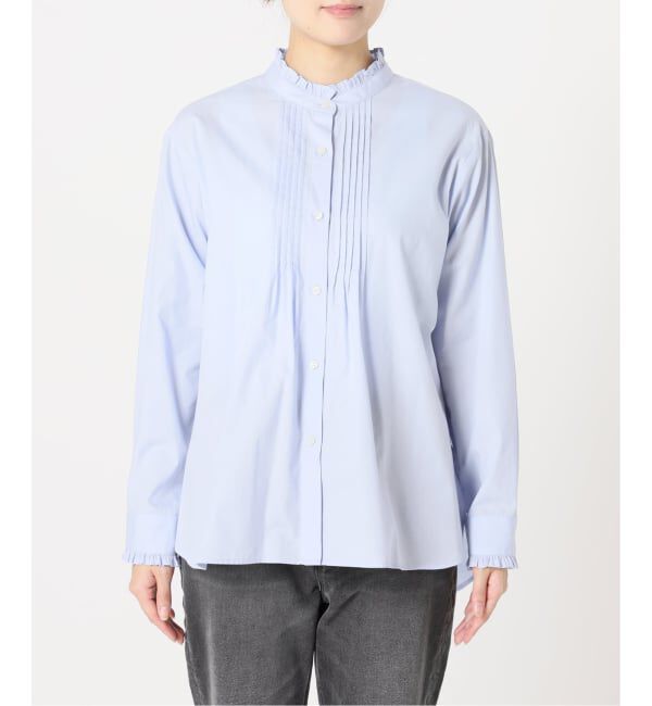 JOURNAL STANDARD relume「《WEB限定追加予約》コットンブロードフリルブラウス」|シャツ・ブラウス|