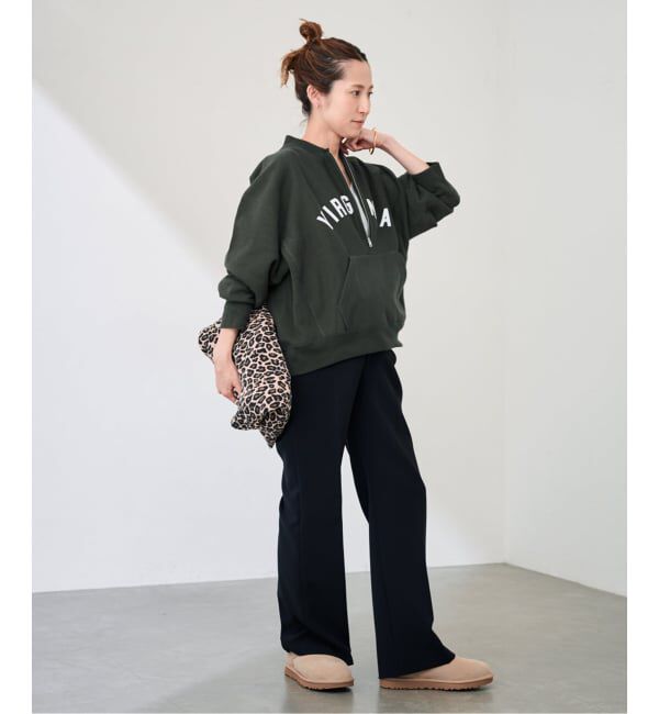 FRAMeWORK「Champion/チャンピオン 別注REVERSE WEAVE11.5OZロゴハーフジップ」|スウェット・ジャージ|