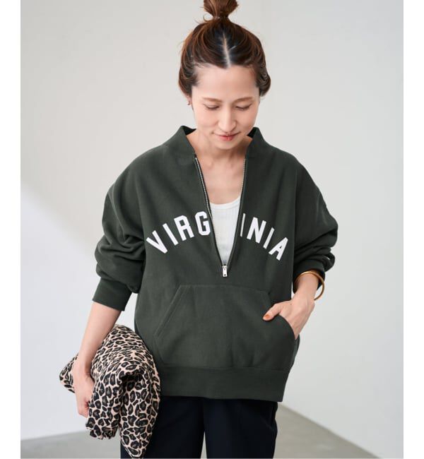 FRAMeWORK「Champion/チャンピオン 別注REVERSE WEAVE11.5OZロゴハーフジップ」|スウェット・ジャージ|