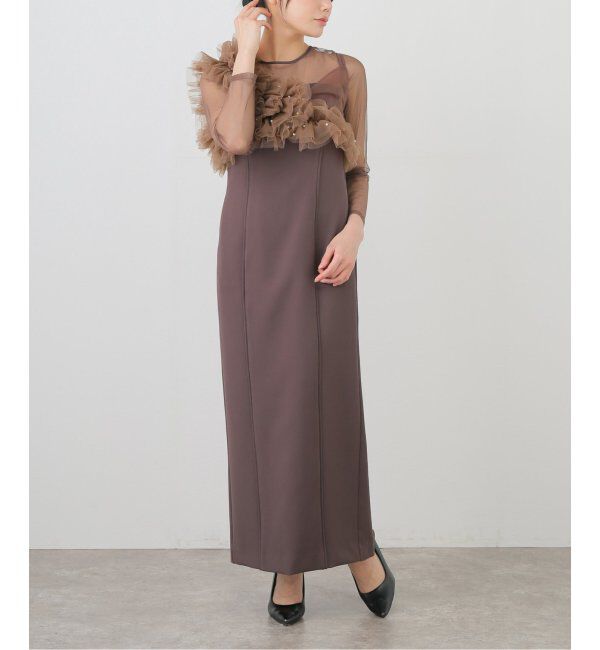  「コンビドレス」|ドレス|ブラウン