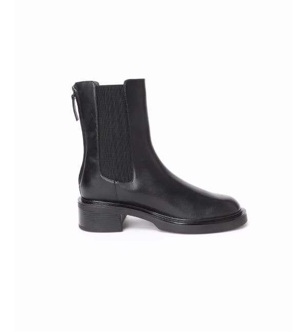  「《追加》レザーモールドチェルシーショートブーツ」|ショートブーツ|