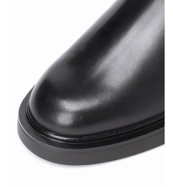  「《追加》レザーモールドチェルシーショートブーツ」|ショートブーツ|