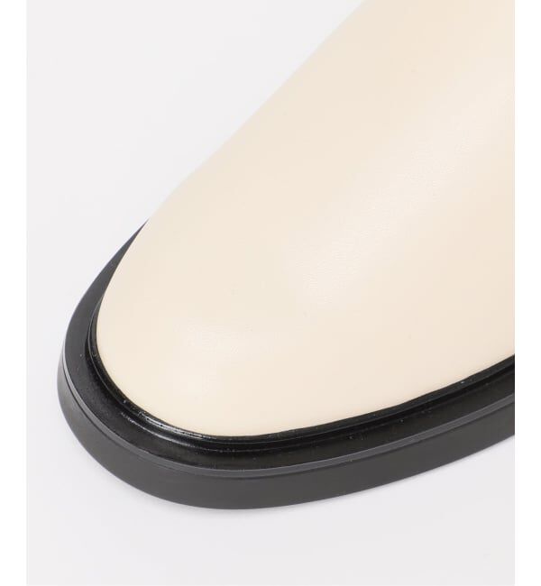  「《追加》レザーモールドチェルシーショートブーツ」|ショートブーツ|