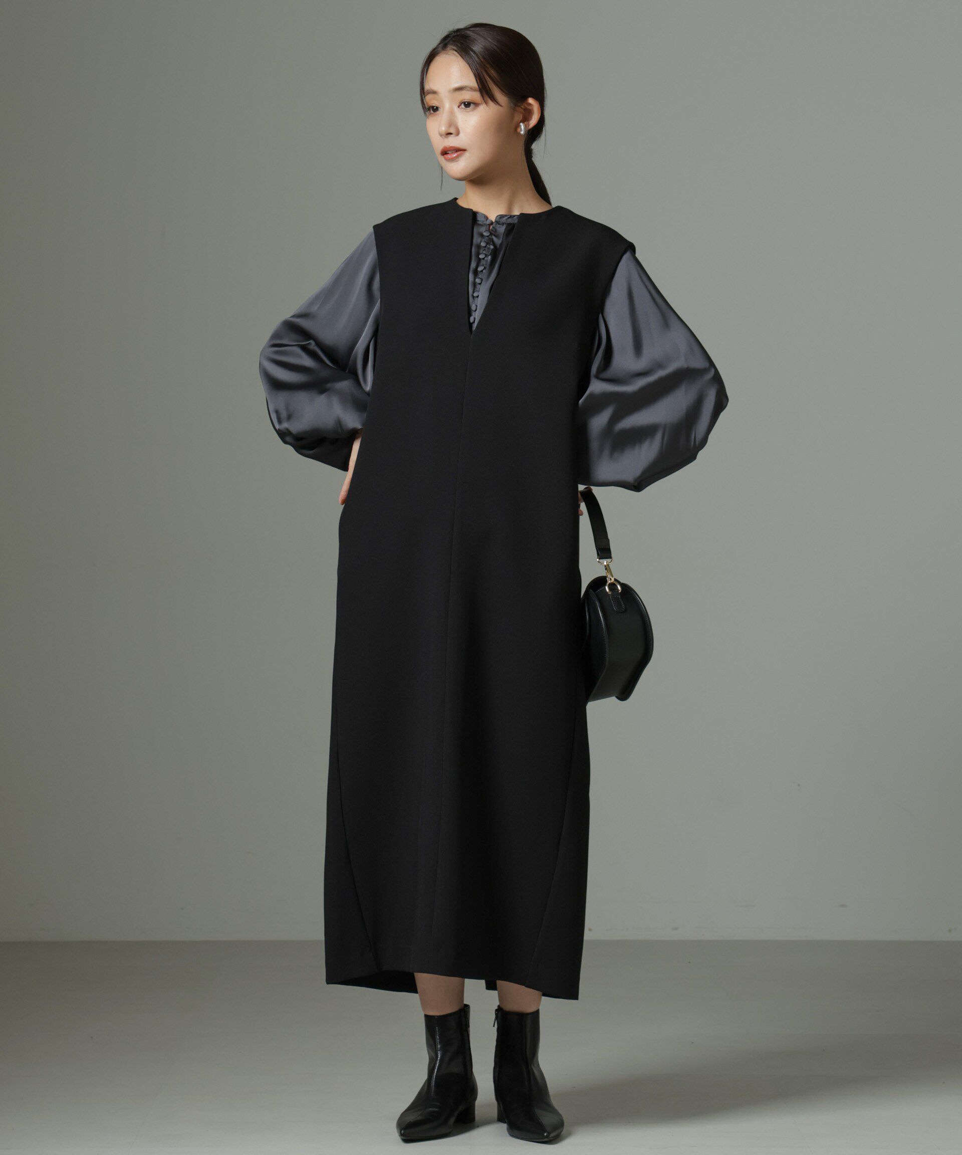 nano･universe「キーネックワンピース」|ワンピース|