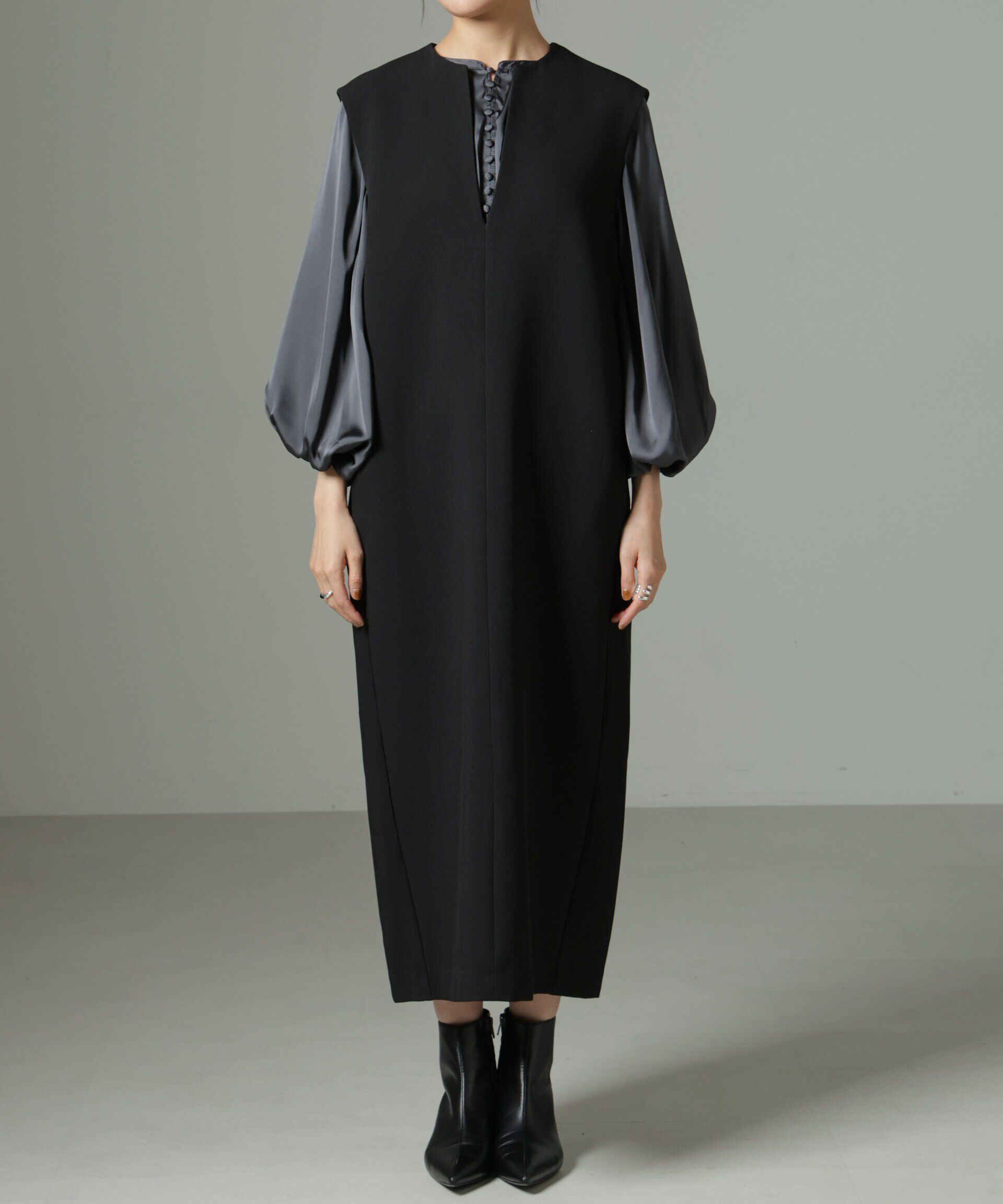 nano･universe「キーネックワンピース」|ワンピース|