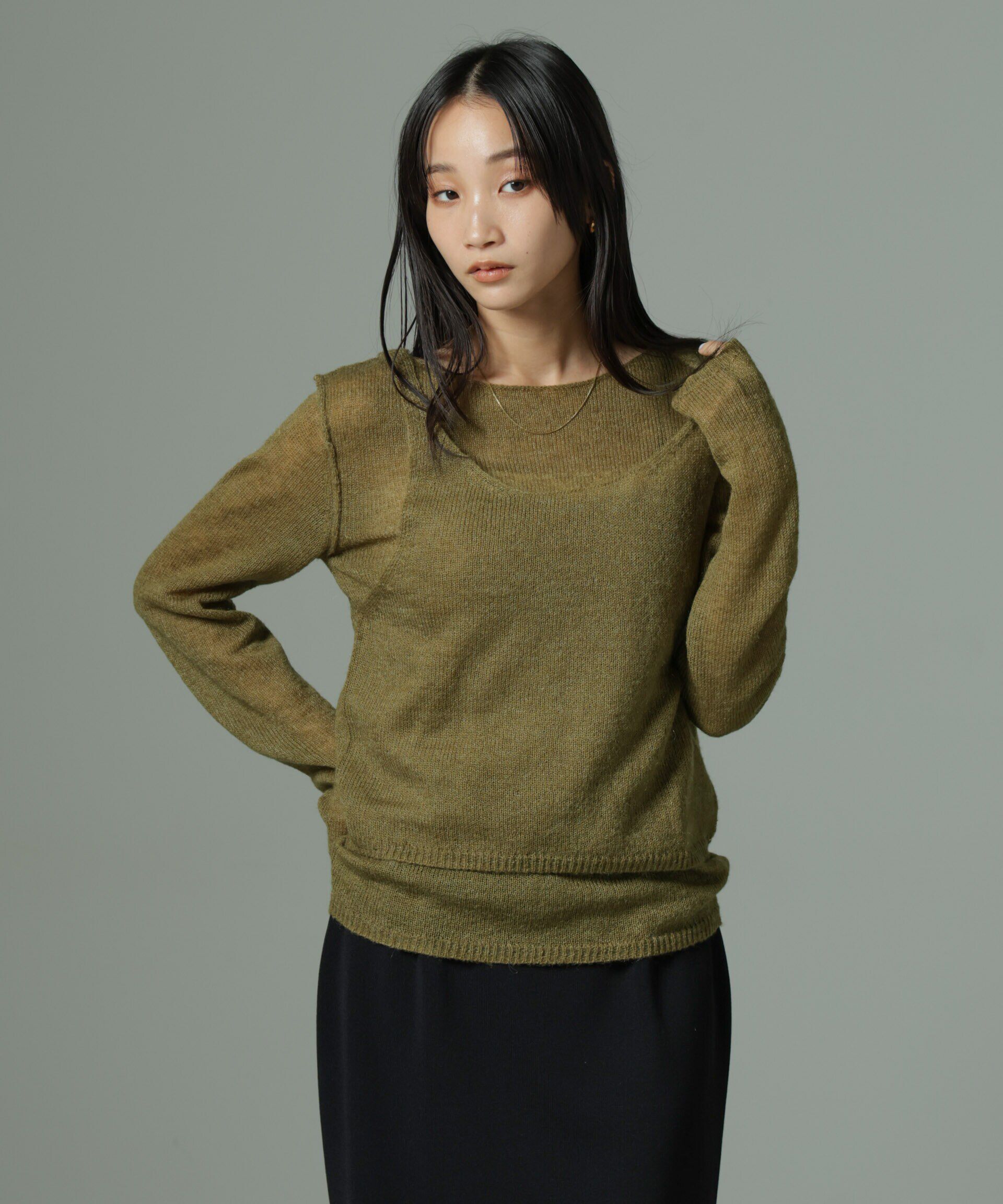 nano･universe「ビスチェセットニット」|ニット・セーター|