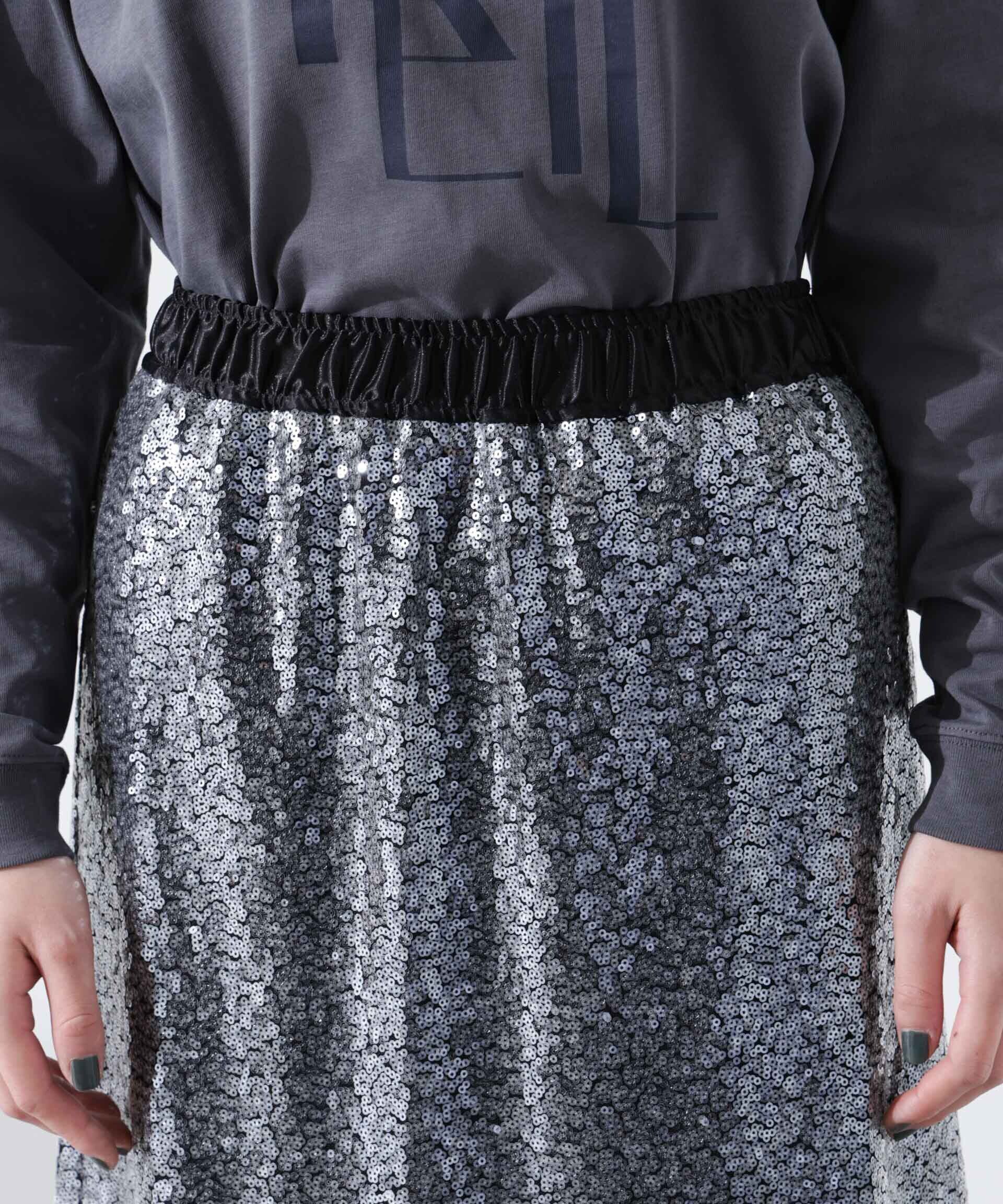 nano･universe「スパンコールスカート」|スカート|