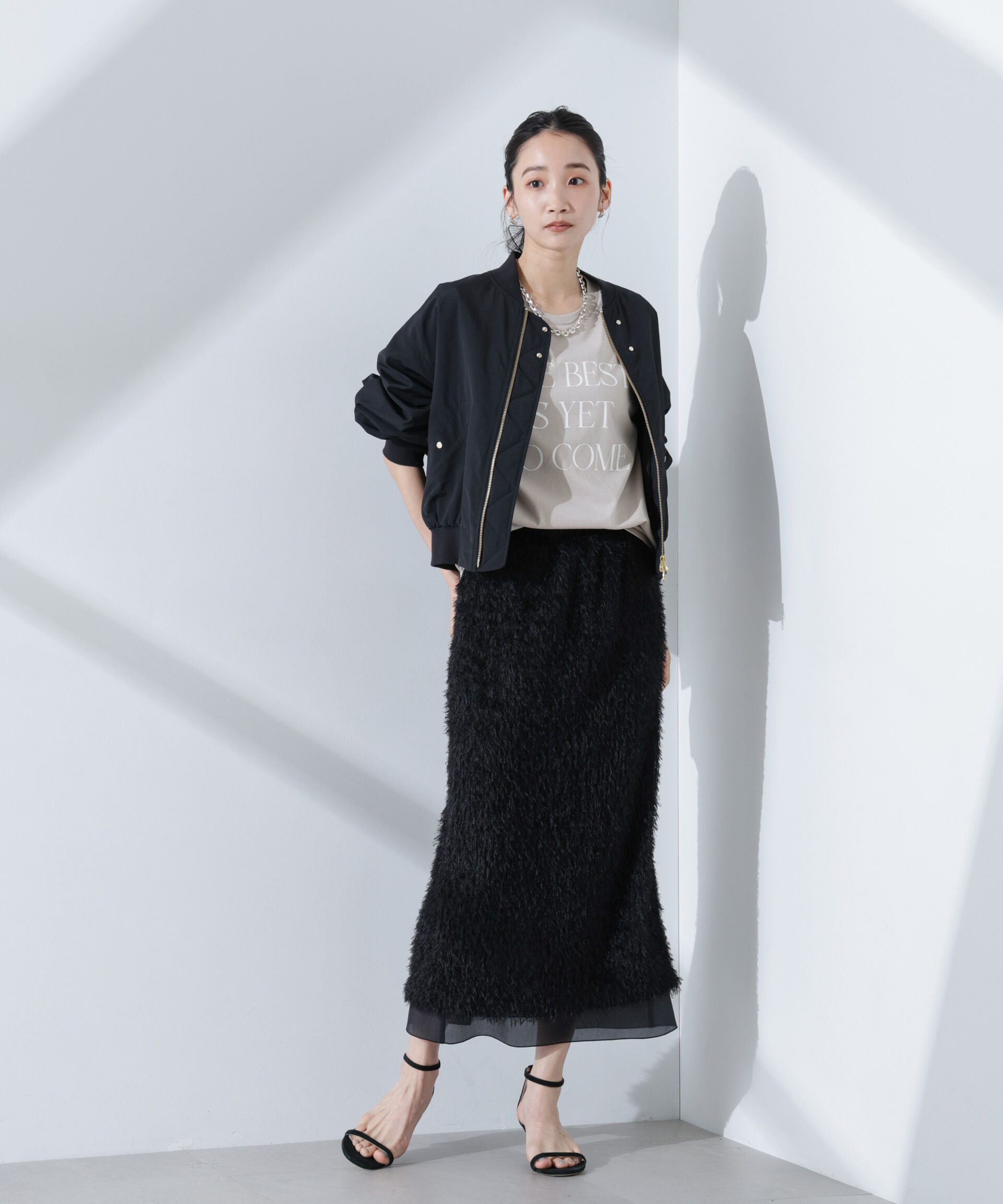 nano･universe「ロゴプリントTシャツ」|Tシャツ・カットソー|