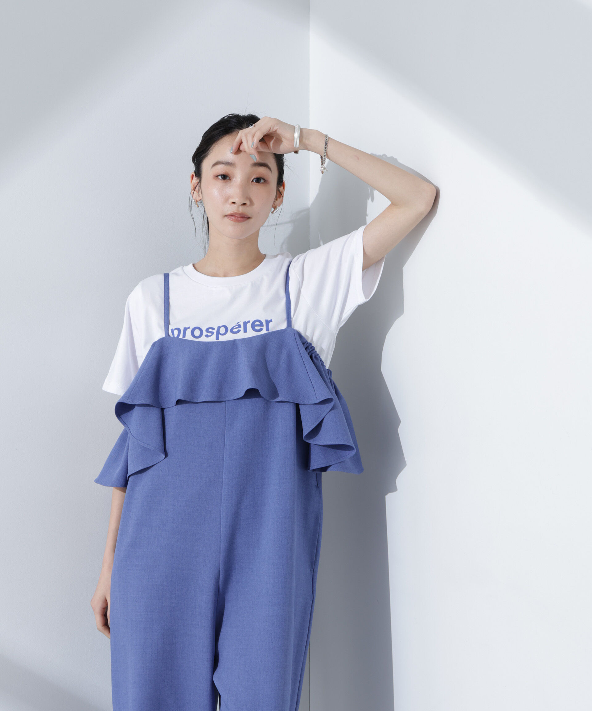 nano･universe「ロゴプリントTシャツ」|Tシャツ・カットソー|