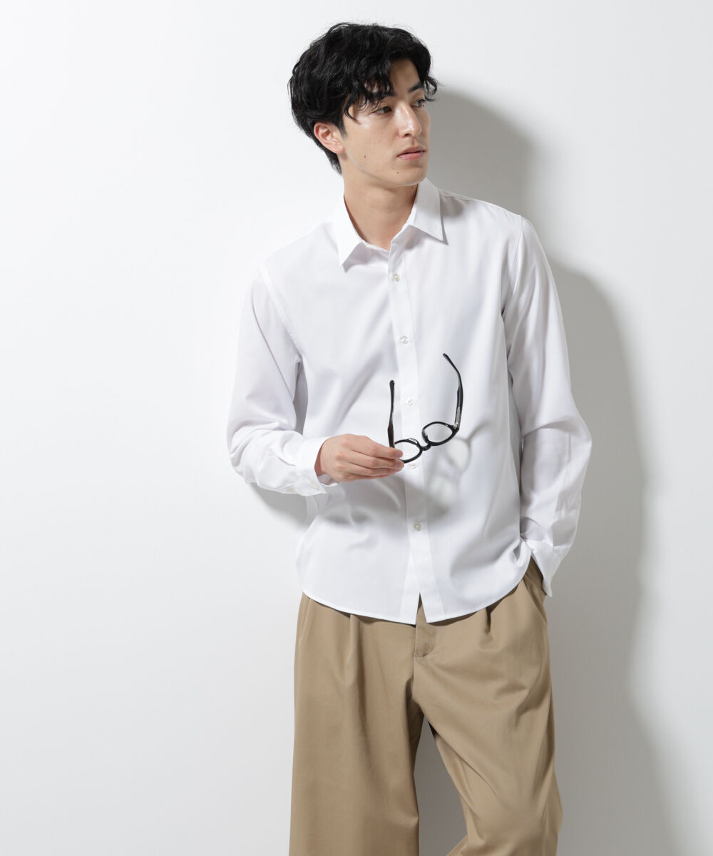 nano･universe「スタンダードレギュラーカラーシャツ/長袖」|シャツ・ブラウス|
