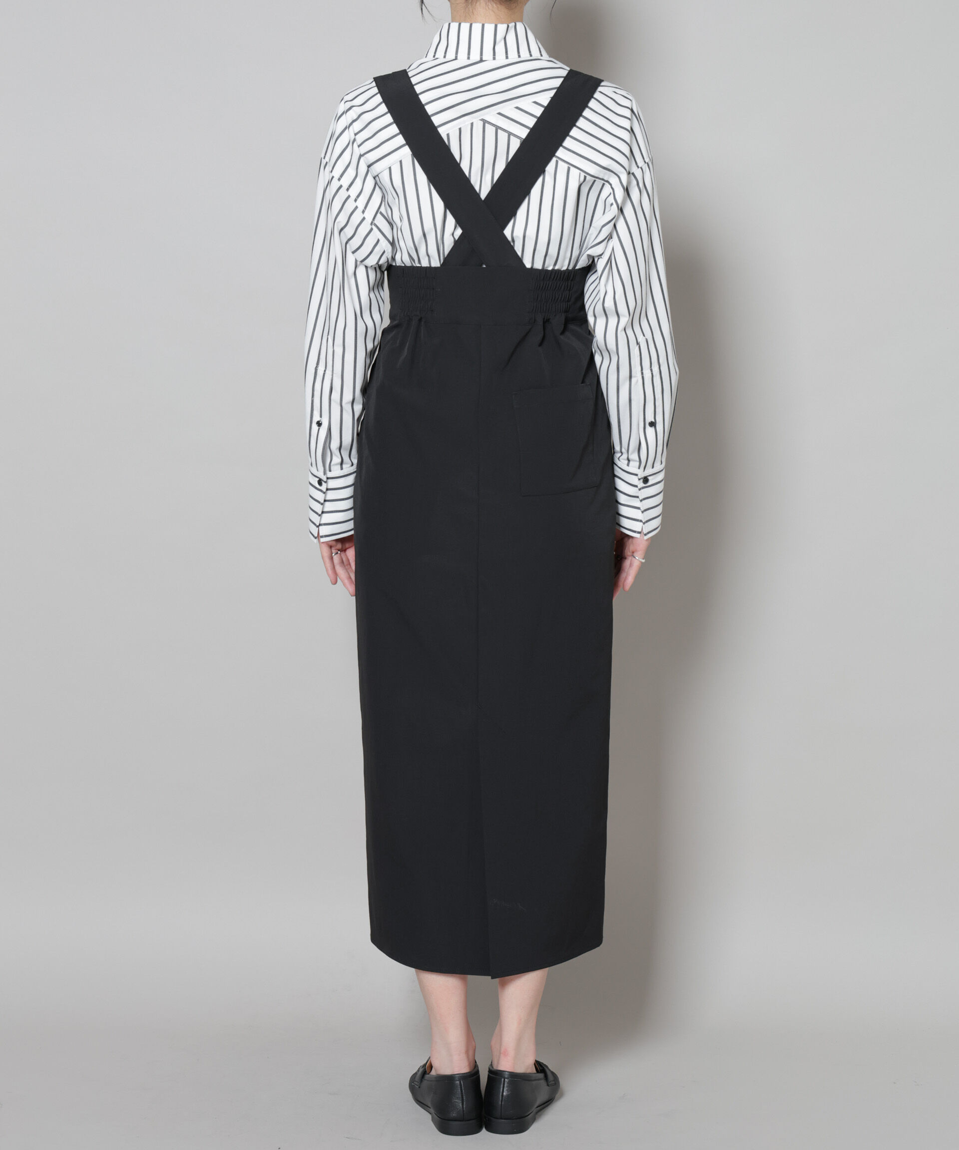 nano･universe「サスペンダー付きIラインジャンパースカート」|ワンピース|